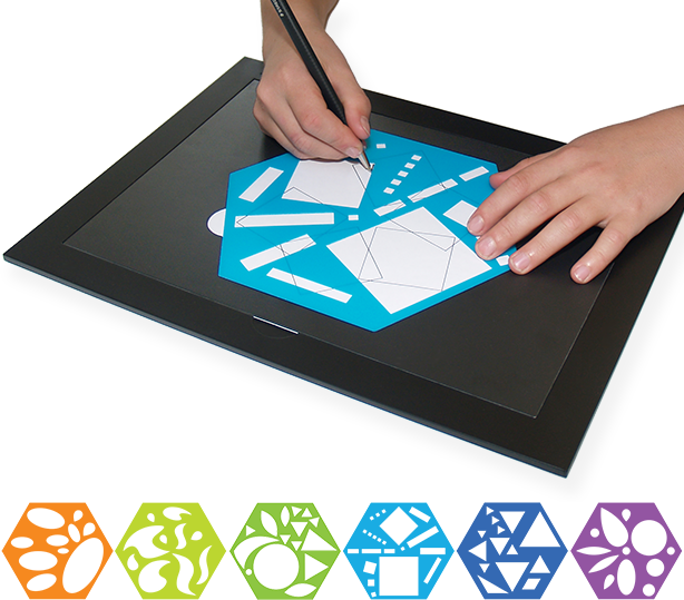 Mandala Create ramme+skabelon